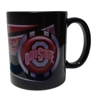 The OSU- The Ohio State University Ceramic Mug Black 16 Oz. New Buckeyes